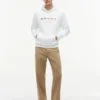 Hoodie com bandeira náutica bordada Hoodie com bandeira náutica bordada