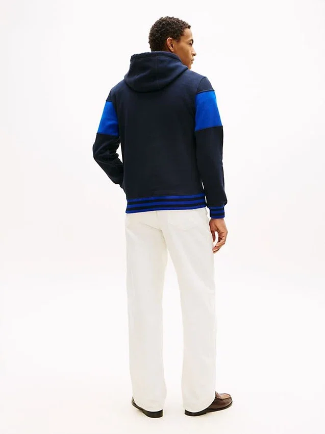 Hoodie com logótipo em blocos de cor Hoodie com logótipo em blocos de cor