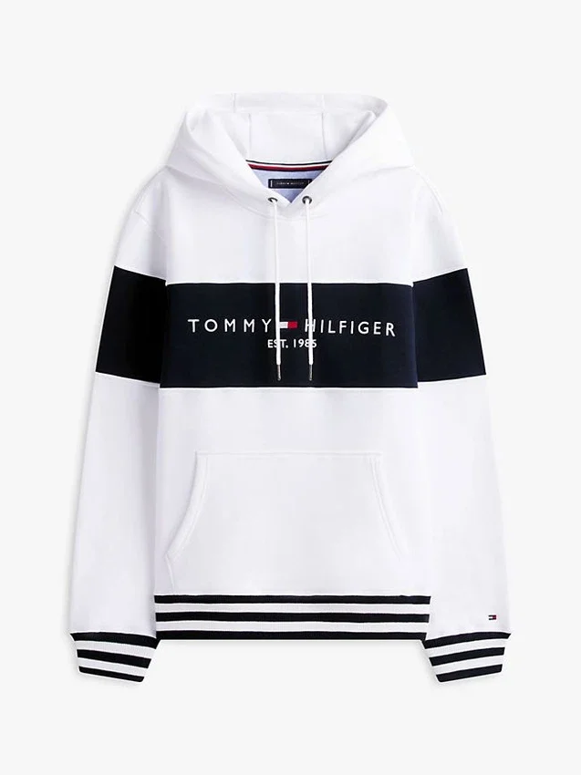 Hoodie com logótipo em blocos de cor Hoodie com logótipo em blocos de cor