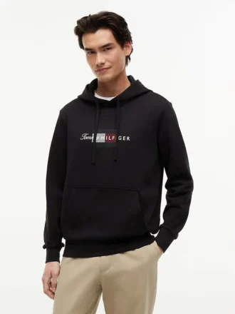 Hoodie com logótipo em script