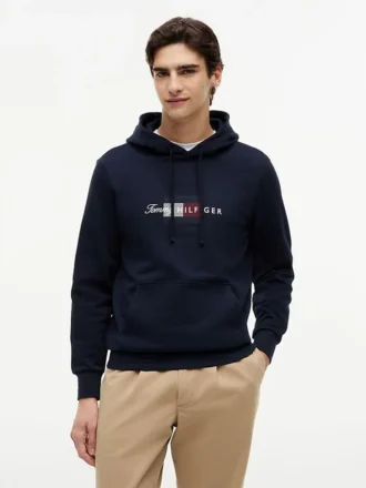 Hoodie com logótipo em script