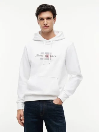 Hoodie com logótipo em script