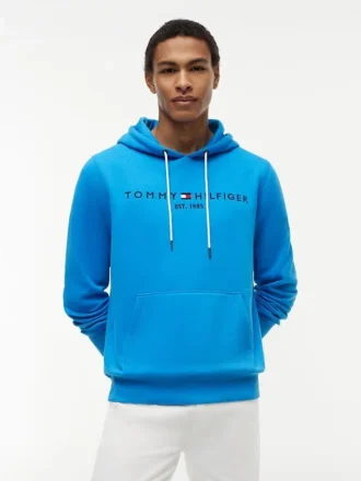 Hoodie com logótipo Tommy bordado