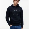 Hoodie com logótipo Tommy bordado Hoodie com logótipo Tommy bordado