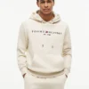 Hoodie com logótipo Tommy bordado Hoodie com logótipo Tommy bordado