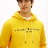 Hoodie com logótipo Tommy bordado Hoodie com logótipo Tommy bordado
