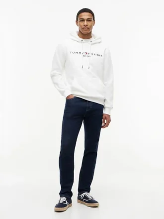 Hoodie com logótipo Tommy bordado