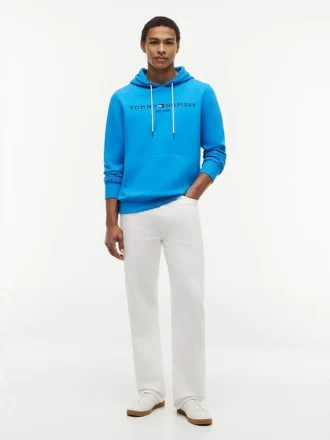 Hoodie com logótipo Tommy bordado