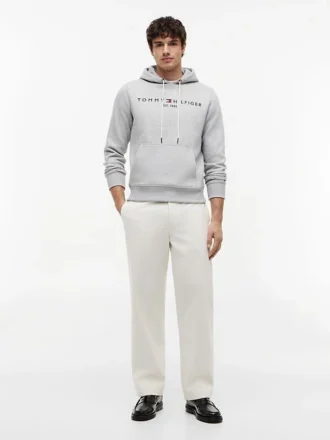 Hoodie com logótipo Tommy bordado