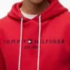 Hoodie com logótipo Tommy bordado Hoodie com logótipo Tommy bordado