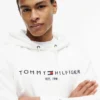 Hoodie com logótipo Tommy bordado Hoodie com logótipo Tommy bordado