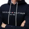 Hoodie com logótipo Tommy bordado Hoodie com logótipo Tommy bordado