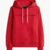 Hoodie com logótipo Tommy bordado Hoodie com logótipo Tommy bordado