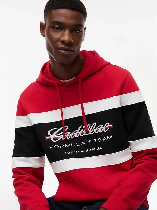 Hoodie Tommy x Cadillac F1® Team Script Hoodie Tommy x Cadillac F1® Team Script