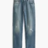 Jeans clássicos de cintura alta Jeans clássicos de cintura alta