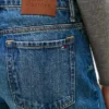 Jeans de cintura alta e perna larga Jeans de cintura alta e perna larga