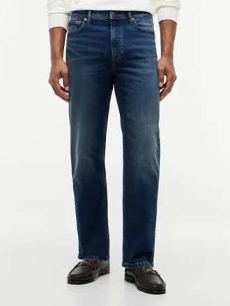 Jeans de corte largo