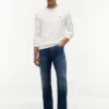 Jeans de corte largo