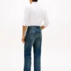Jeans de corte largo