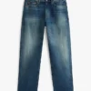 Jeans de corte largo
