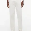 Jeans de corte largo tingidos na peça Jeans de corte largo tingidos na peça