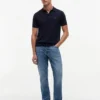 Jeans de corte reto