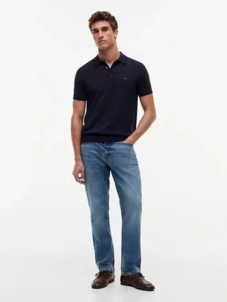 Jeans de corte reto