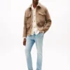 Jeans de corte reto