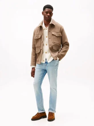 Jeans de corte reto