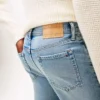 Jeans de corte reto