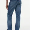 Jeans de corte reto