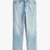 Jeans de corte reto