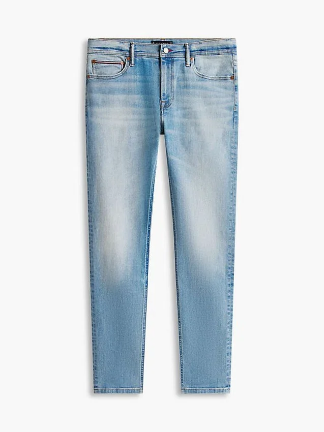 Jeans justos desbotados Jeans justos desbotados