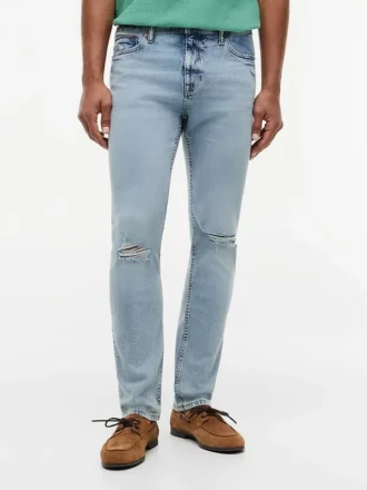Jeans justos elásticos e leves