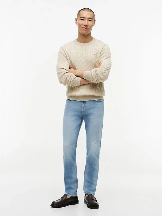 Jeans justos elásticos e leves Jeans justos elásticos e leves