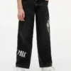 Jeans largos com estampado graffiti Hilfiger para criança