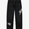 Jeans largos com estampado graffiti Hilfiger para criança