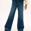 Jeans largos elásticos para criança