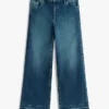 Jeans largos elásticos para criança