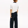 Jeans largos estilo carpinteiro para criança Jeans largos estilo carpinteiro para criança