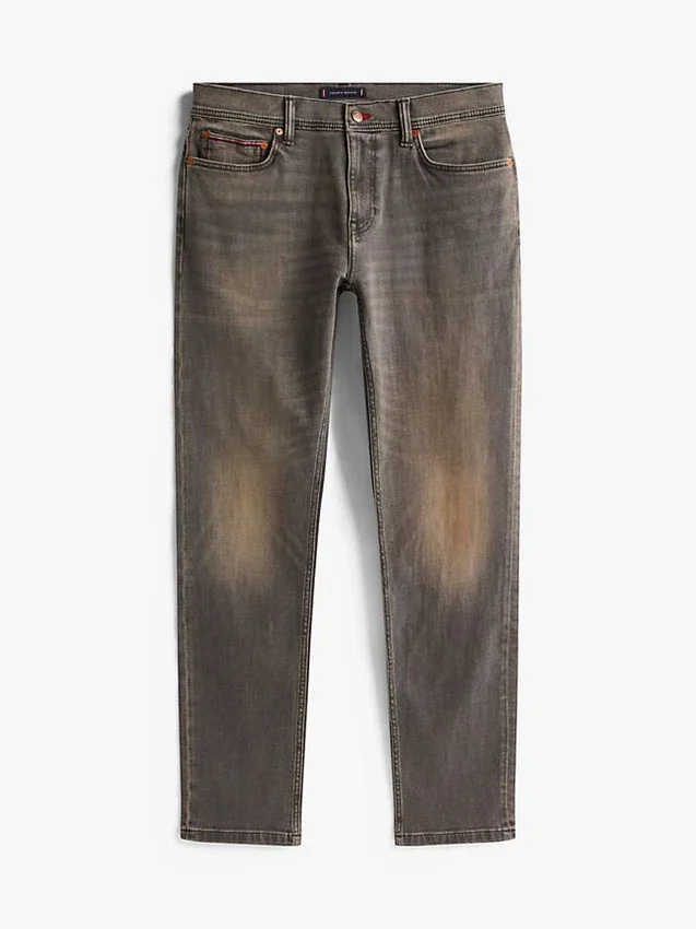 Jeans slim com lavagem Jeans slim com lavagem