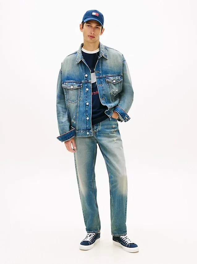 Jeans Tommy Jeans com efeito desgastado Jeans Tommy Jeans com efeito desgastado