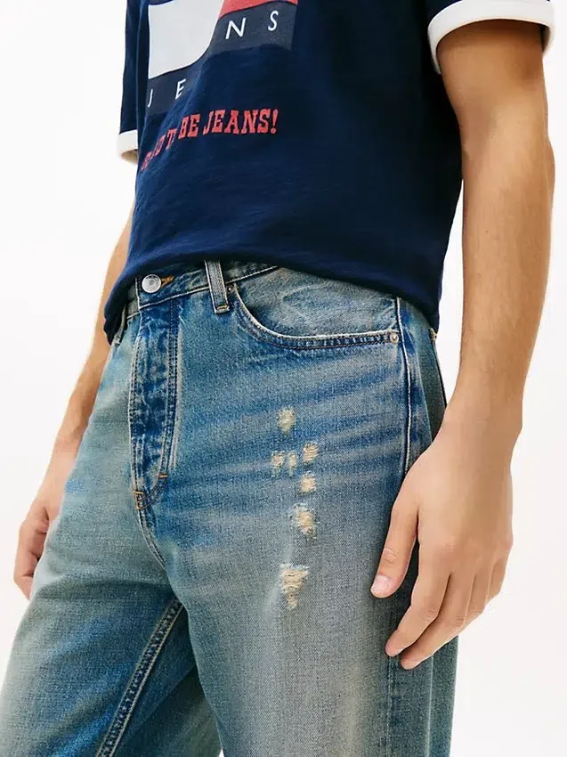 Jeans Tommy Jeans com efeito desgastado Jeans Tommy Jeans com efeito desgastado