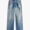 Jeans Tommy Jeans com efeito desgastado e corte reto Jeans Tommy Jeans com efeito desgastado e corte reto