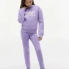 Leggings infantis com logótipo Tommy estilo universitário