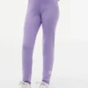 Leggings infantis com logótipo Tommy estilo universitário
