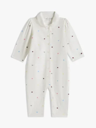 Macacão com estampado integral para bebés