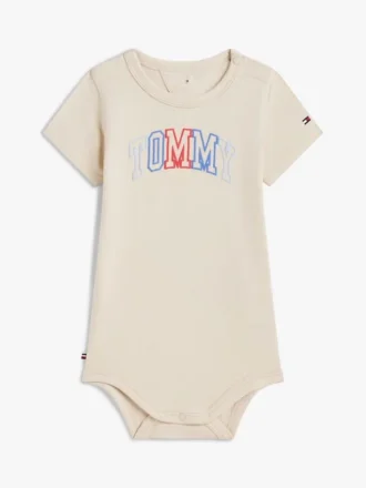 Macacão multicolorido com logótipo Tommy para bebés