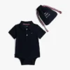 Macacão polo para bebés e saco de presente Macacão polo para bebés e saco de presente