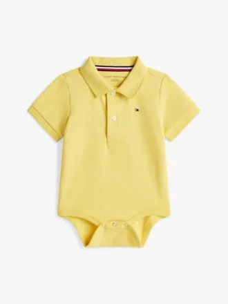 Macacão polo para bebés e saco de presente